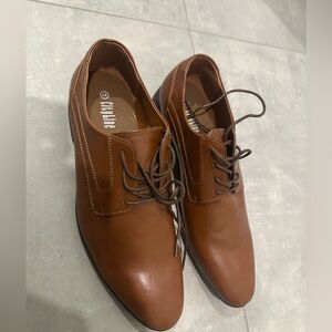 Stylish Brown Leather Men's Oxfords